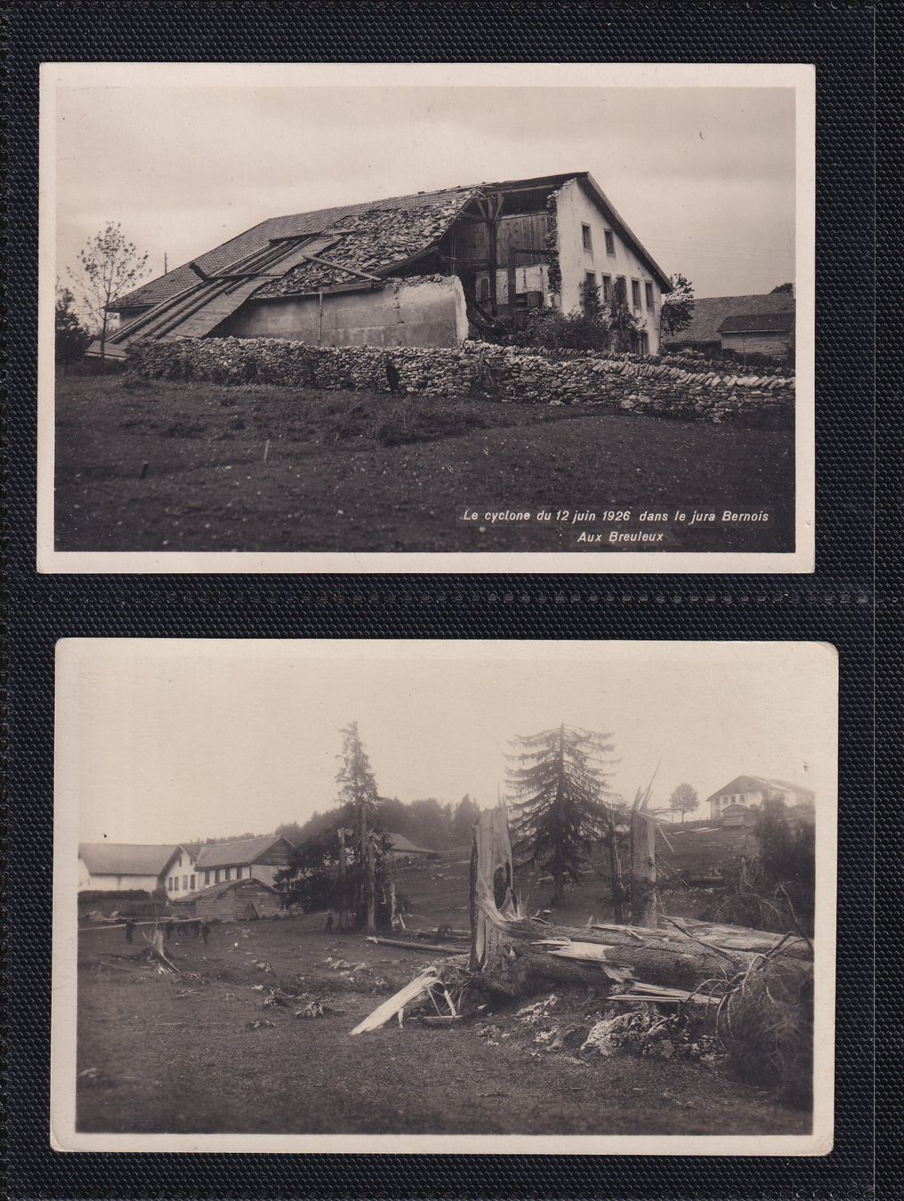 Cartoline postali: Il y a 100 ans - Les Breuleux - 1926 – Usato da Orvin venduto da Pyaeschli