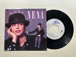 NENA tolle Single Du bist überall  NDW 7" 80's Kult Top Hits