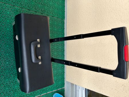 (KOPIE) Werkzeugtasche / Koffer - echt Leder mit Rollen