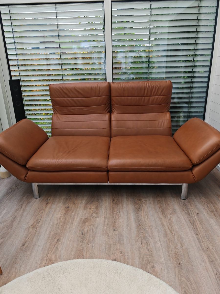 Musterring Divani: Ledersofa, Zweisitzer, Musterring – Usato da Olten venduto da Aileen1399 1