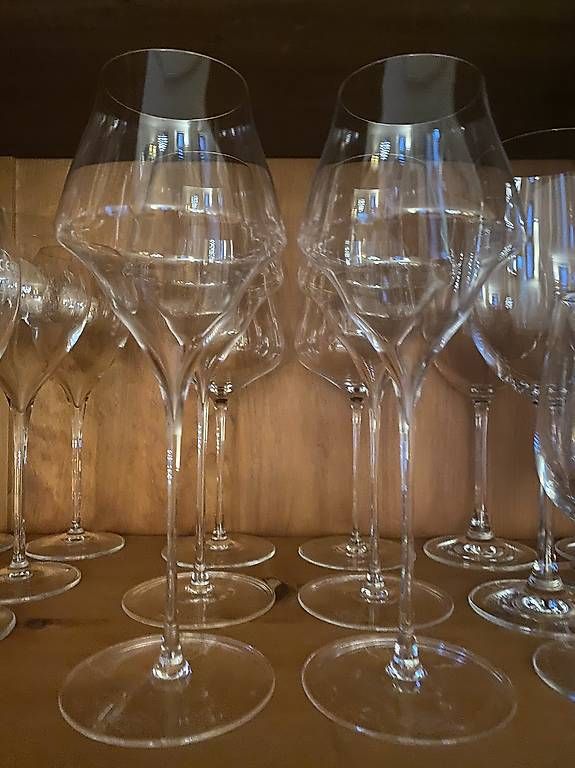 Gläser: Josephinenhütte Wein & Champagner Gläser – Neu (gemäss Beschreibung) aus THALWIL von Catorra