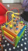 Motorikschleife Spielwürfel aus Holz neuwertig