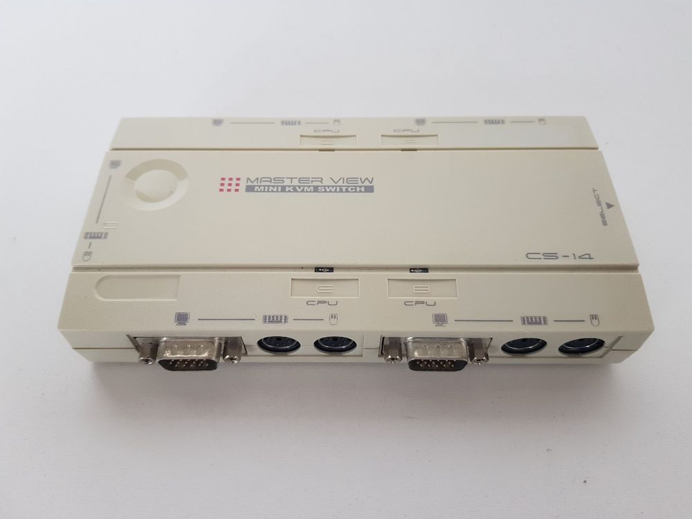 Master View Mini KVM Switch CS-14 für mehrere Computer (Gebraucht) in ...