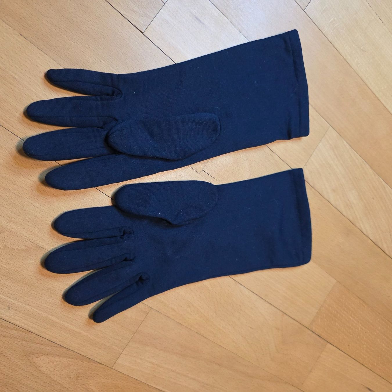 Guanti & manicotti: Dunkelblaue Handschuhe S/M – Polyester – Usato da Wald ZH venduto da CapLux 2
