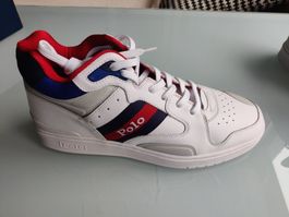 POLO RALPH LAUREN CRT MID sneaker white/blue  US 12 / EUR 45