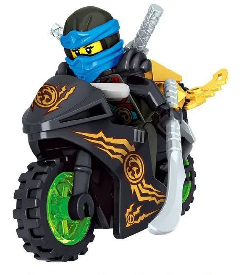 Kit di costruzioni: 1 Figur + Motorrad - Bausteine - Ninjago – Nuovo e nell'imballaggio originale da Oensingen venduto da CSCollectors