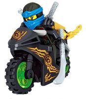 1 Figur + Motorrad - Bausteine - Ninjago