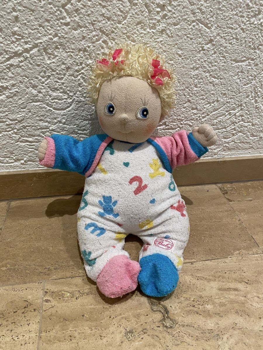Bambole: 2 x stoff Puppen / fabric dolls – Usato da Nürensdorf venduto da cam_nbr6 1
