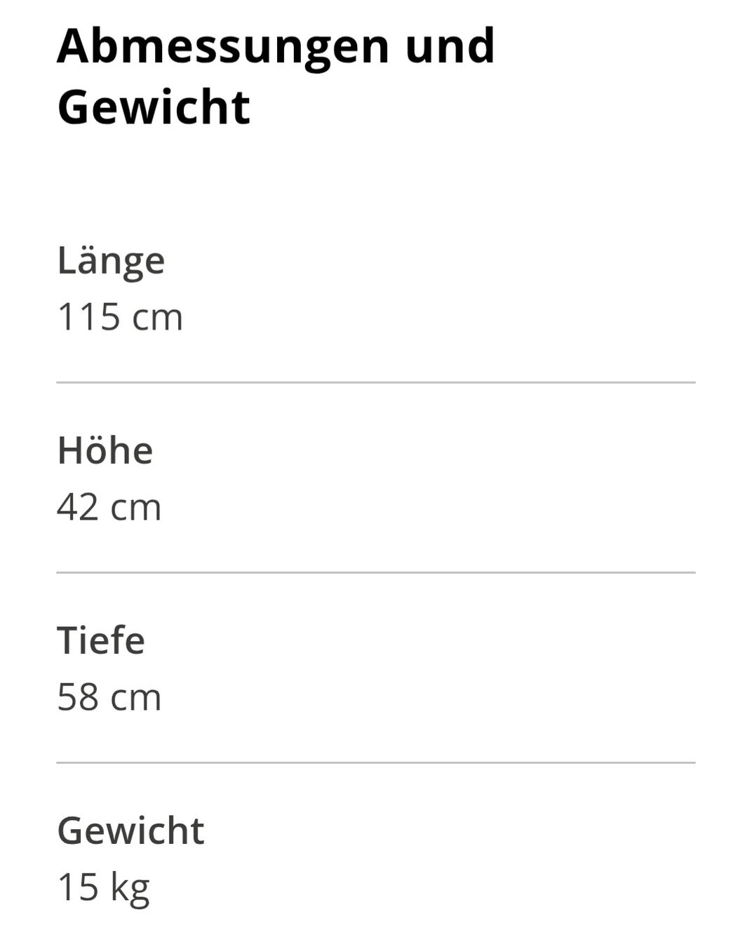 Maisons du monde Sedie a sdraio: Modulares Sofaelement / Pouf, grau, 115cm L, Top Zustand – Nuovo (secondo la descrizione) da Bülach venduto da ane_yn2b 5