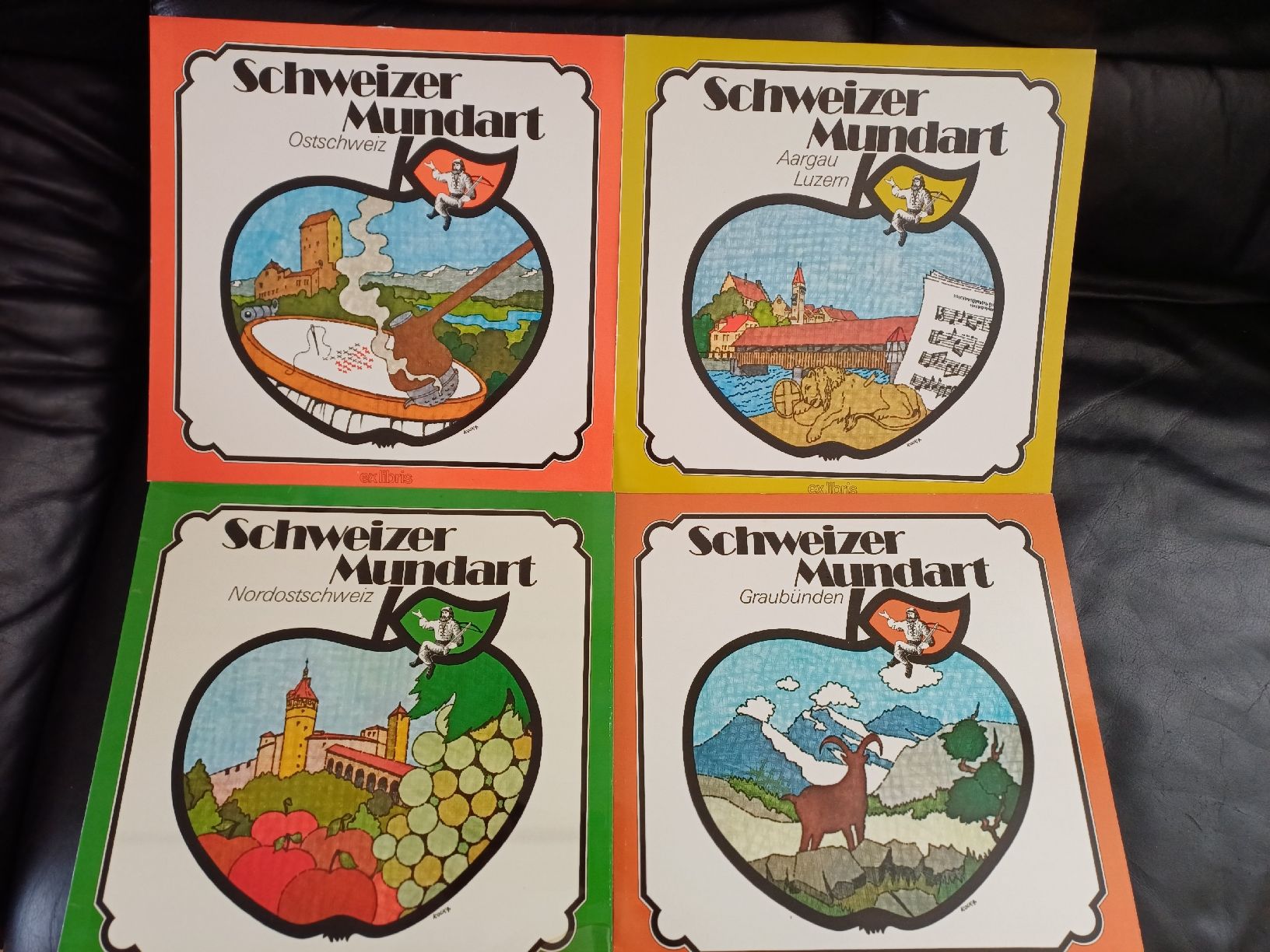 Dischi in vinile: "Schweizer Mundart" Schallplatten-Set Ex Libris 12St. – Usato da Ebersecken venduto da Napf08 5