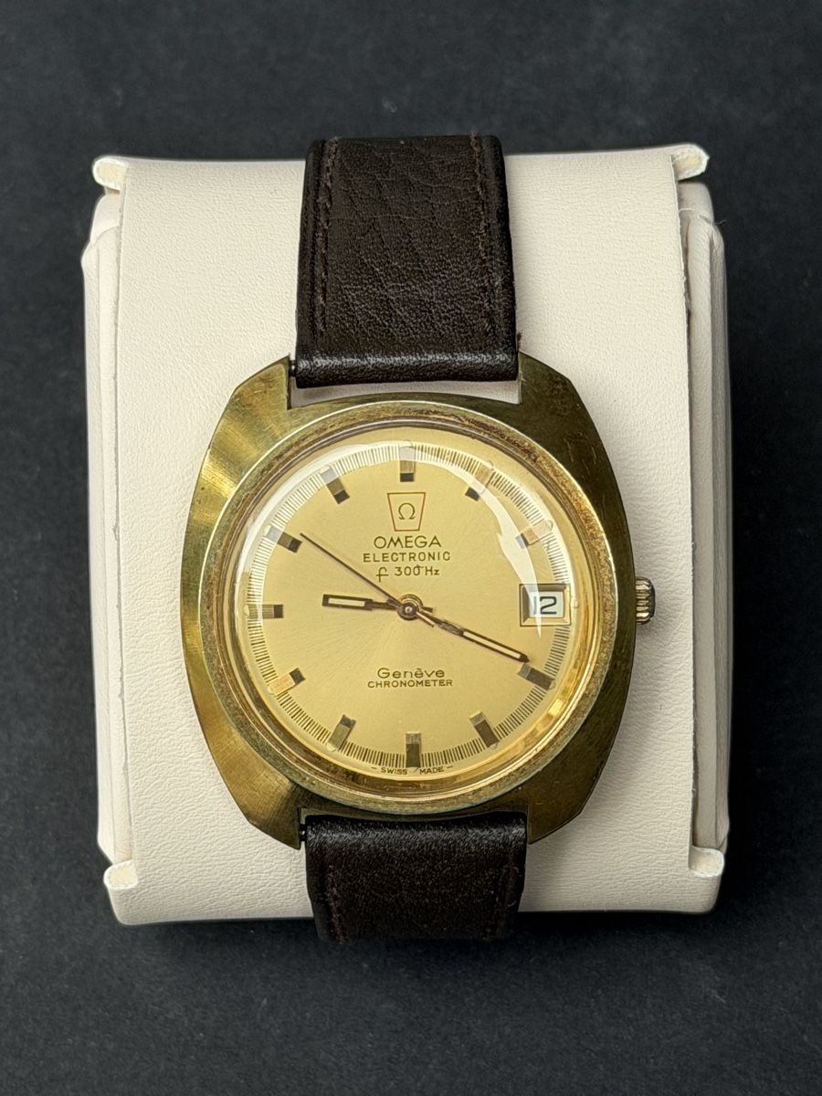 Omega Orologi: Omega Electronic f300hZ plaque  – Usato da Winterthur venduto da YSCHU 1
