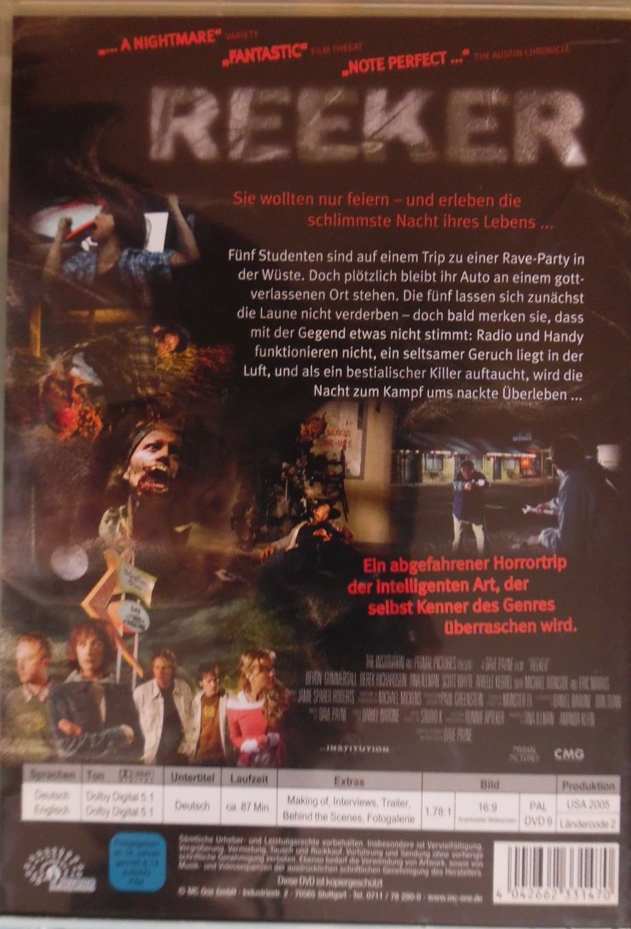 Tutti i DVDs: Reeker – Usato da Bellinzona venduto da Luna093 2