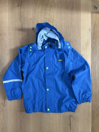 Regenjacke Rukka blau Grösse 116 guter Zustand
