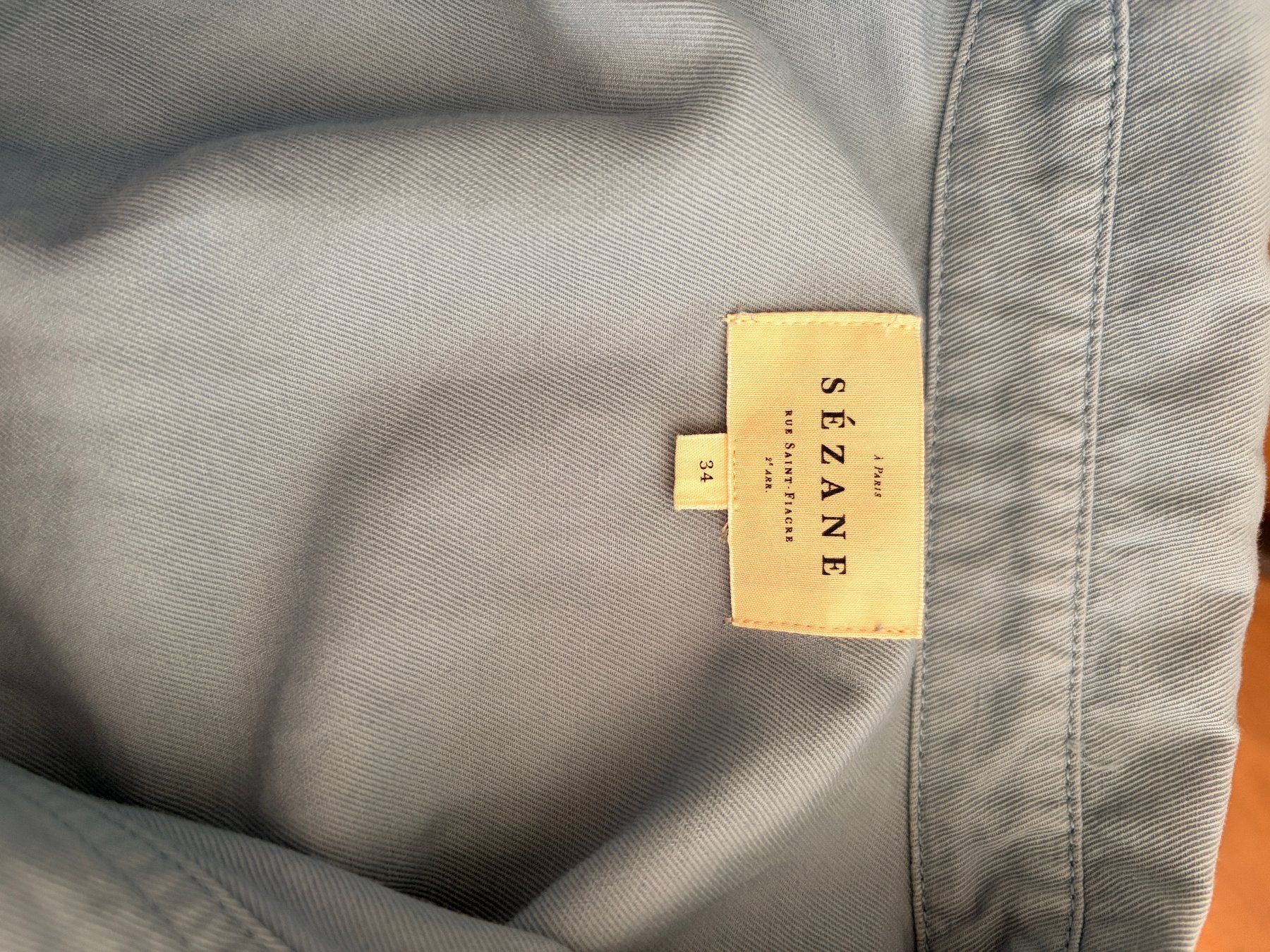 Sezane Jacken: Sezane - Jacke Marena Damen Hellblau Gr. 34 – Gebraucht aus Zürich von lel_m7wy 4