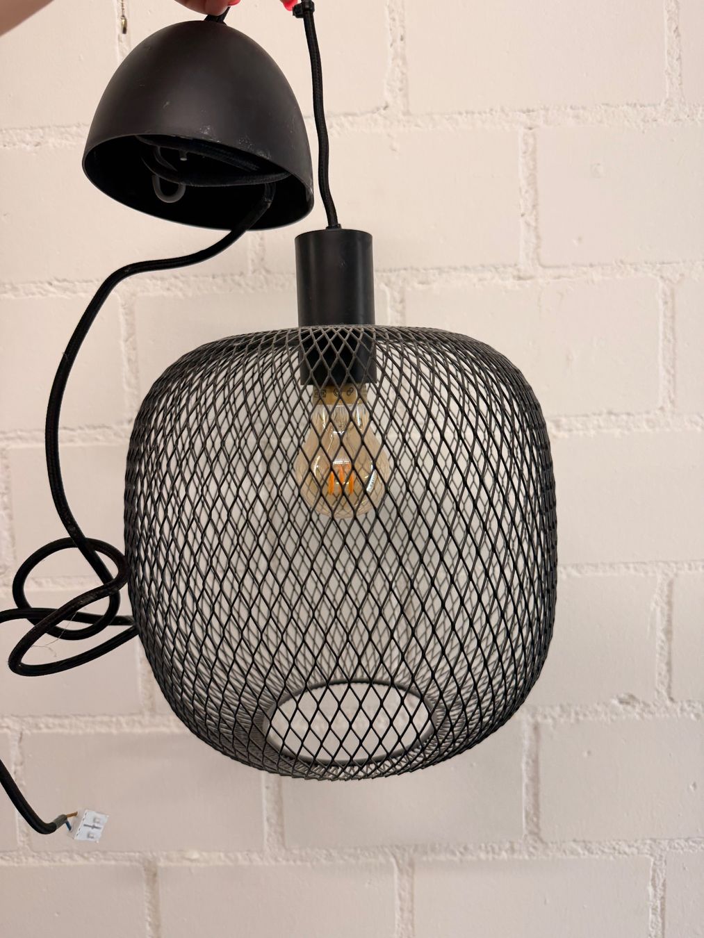 Ikea Kronleuchter & Deckenlampen: Hängeleuchte Schwarz Metallgitter – Gebraucht aus Küsnacht ZH von ihaveit