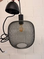 Hängeleuchte Schwarz Metallgitter