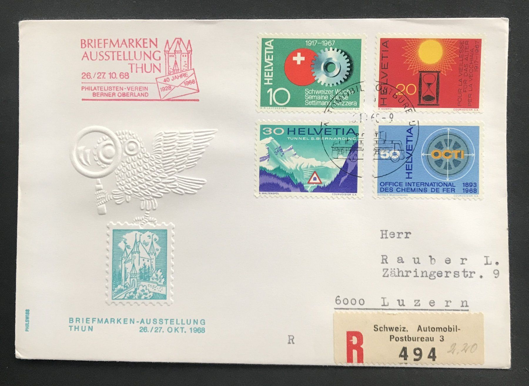 Tous les timbres: BRIEFUMSCHLAG 1968 – D'occasion à Ostermundigen par Heavenmaus75