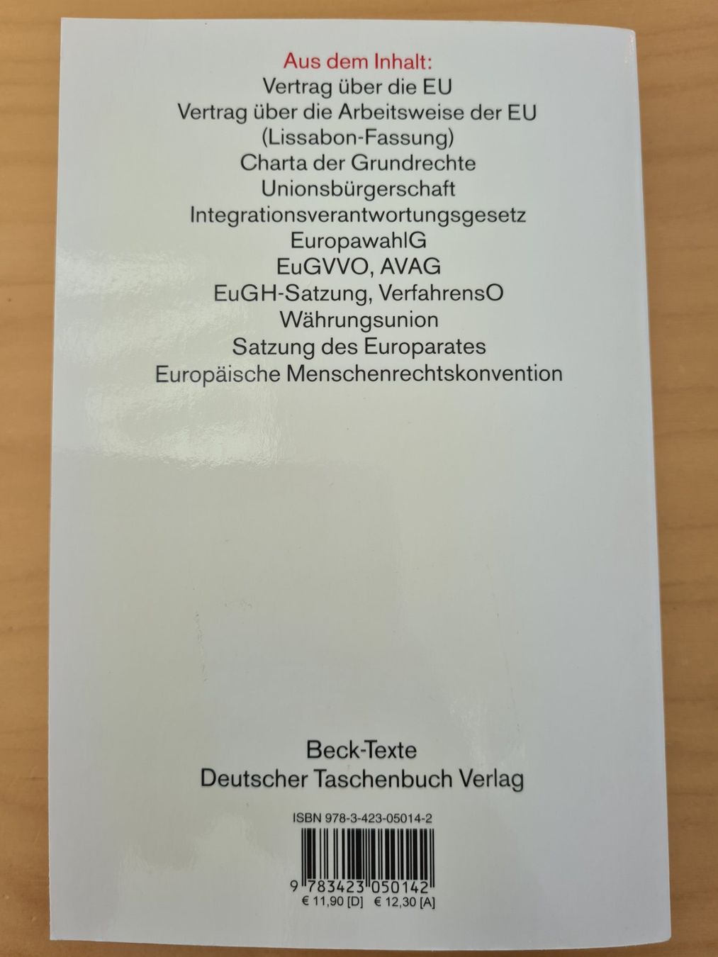Libri: Europa-Recht – Usato da Oberwil BL venduto da Spieltopia 2