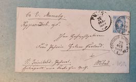 Brief aus Riga 1889 Lettland Top Zustand Russland!