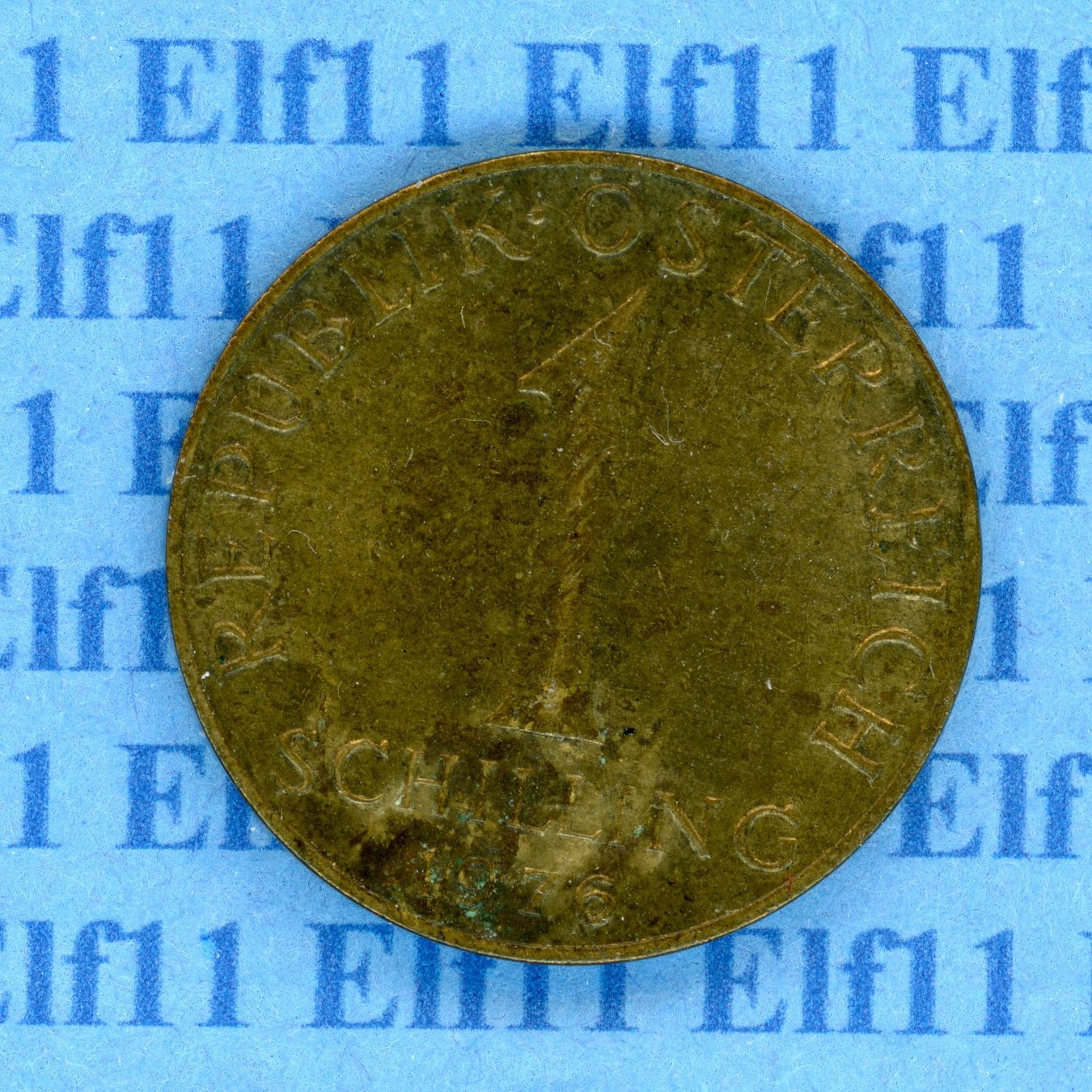 Tutti le monete: ATS___1.00 1976 -vz 1 Schilling – Usato da Widnau venduto da Elf11