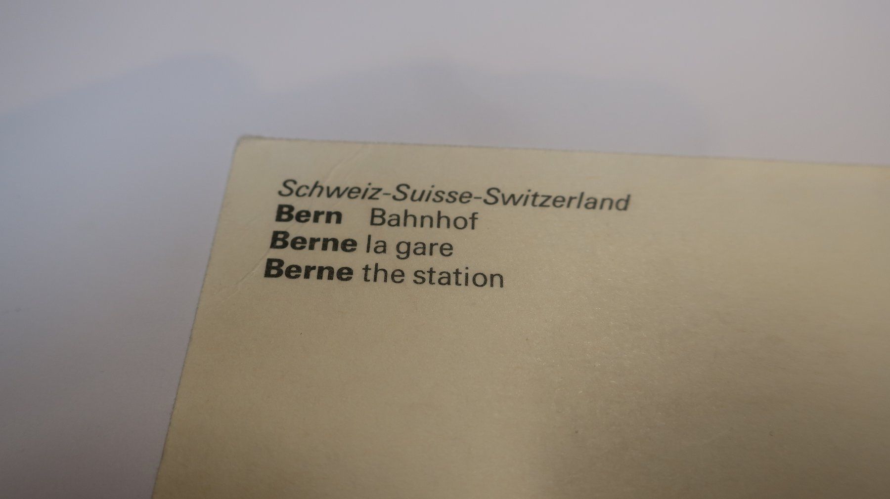 Ansichtskarten: Bern Bahnhof Multivues – Gebraucht aus Cormoret von Pascalll2001 6