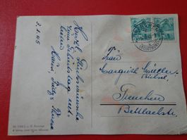 Postkarte Vollstempel 1945, GRENCHEN ( SOLOTHURN)