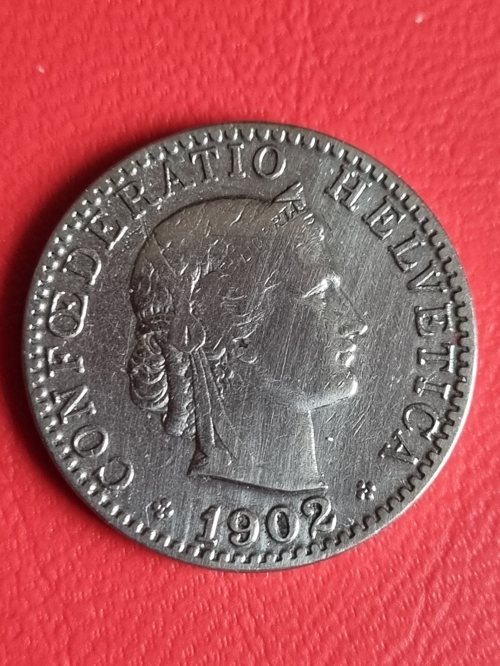 Toutes les monnaies: 20 RAPPEN JAHR 1902 - SCHWEIZ – D'occasion à Heimenschwand par rog_p7h9