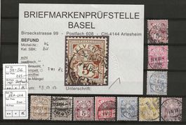 Lot Ziffermuster 1882 - 1906 : KP 805.--