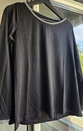 T-shirt manches longues noir Tom Taylor XL