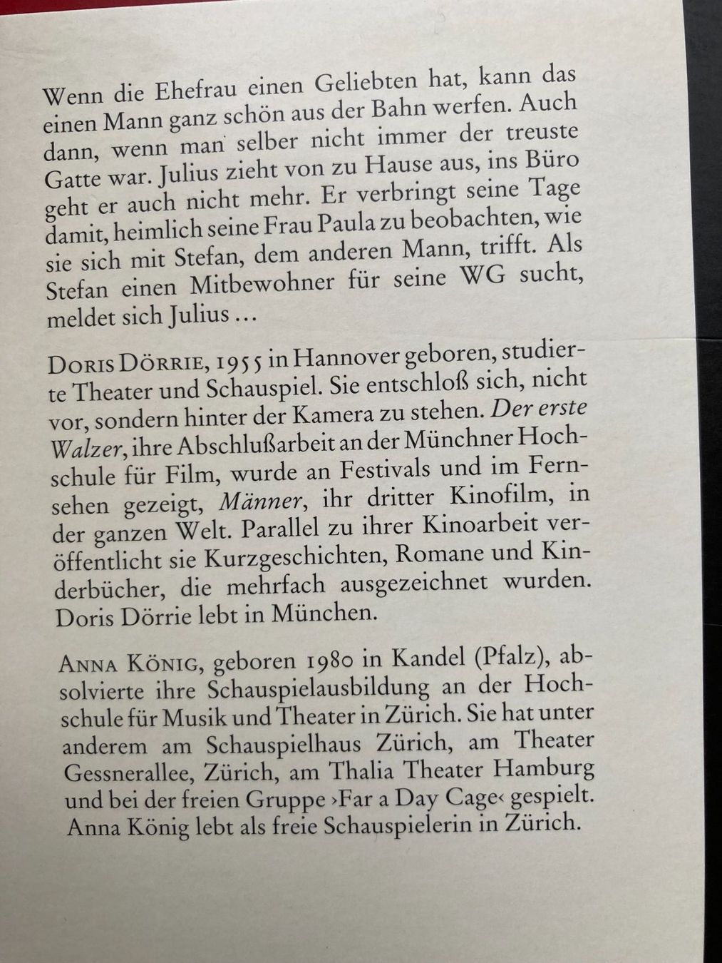 Audiolibri: HÖRBUCH   Männer   Doris Dörrie – Usato da Subingen venduto da Etageren 2