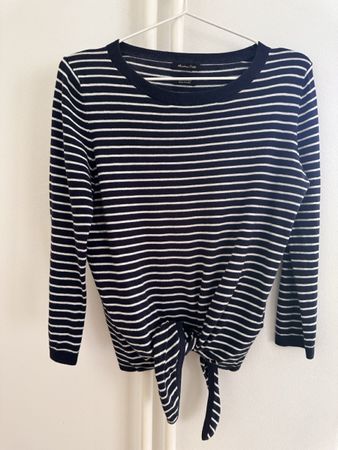 Massimo Dutti, Kurzarmpullover, Seide & Baumwolle, Gr. S