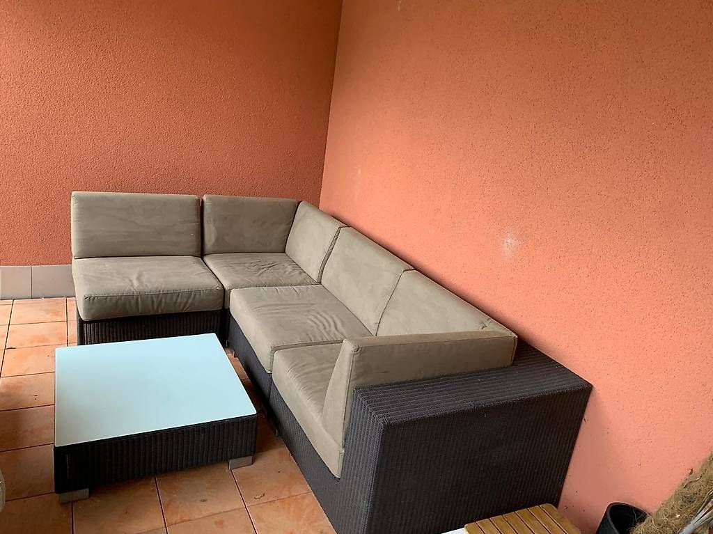 Divani: 4 seater Garten sofa with tisch – Usato da Binningen venduto da ferschdenix 1