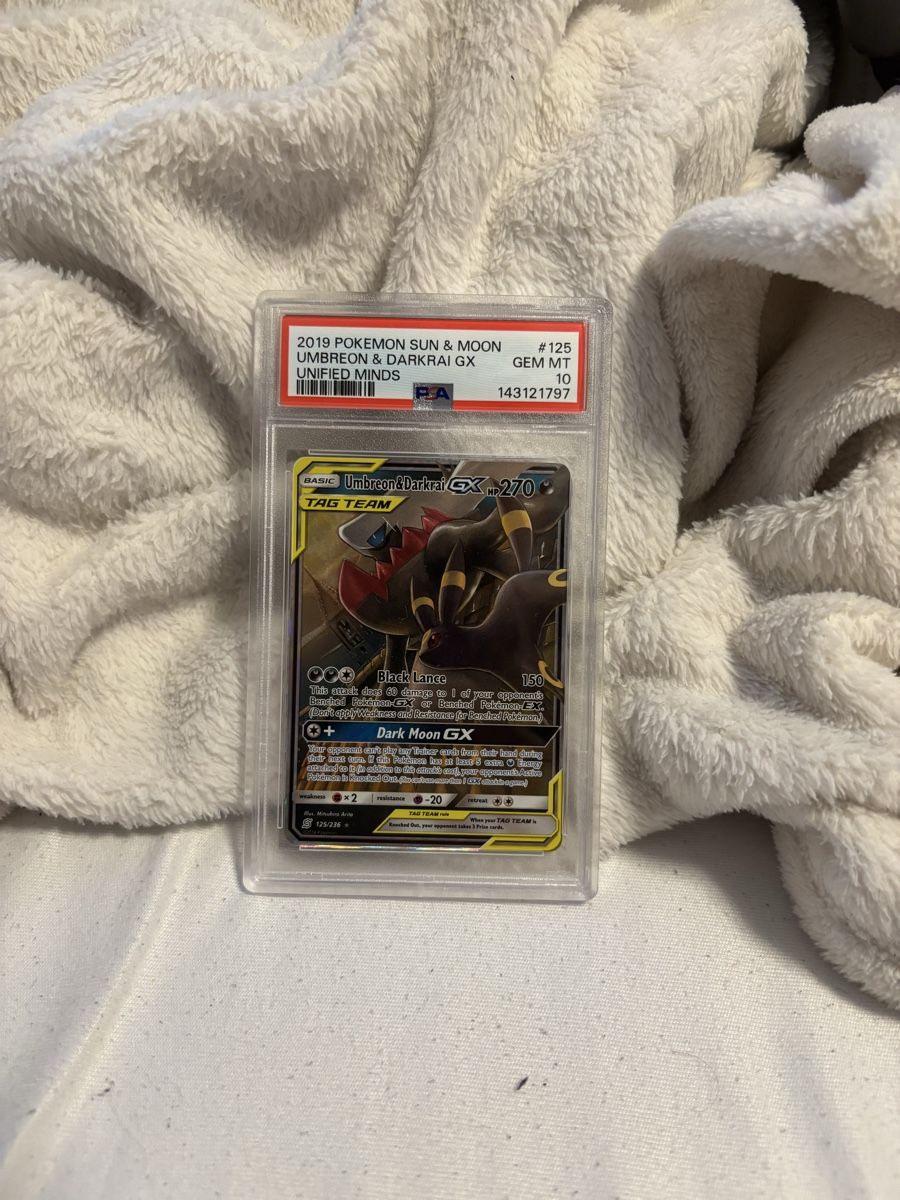 Pokémon Carte collezionabili: Umbreon & Darkrai GX PSA 10 – Nuovo (secondo la descrizione) da St. Gallen venduto da fedetinell