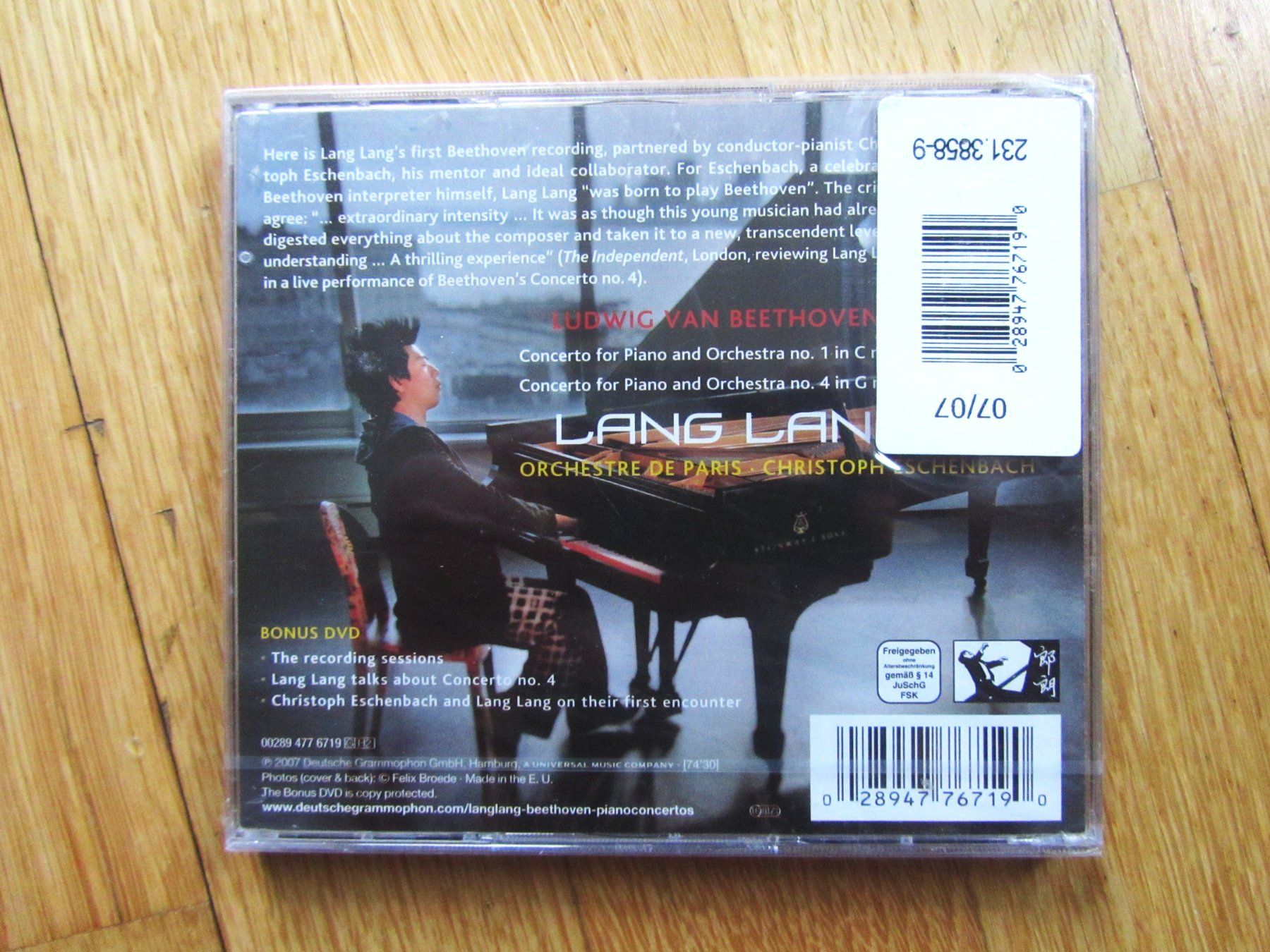 CD: Lang Lang   Beethoven Klavierkonzerte CD     NEU – Nuovo e nell'imballaggio originale da Seengen venduto da mikelele 1