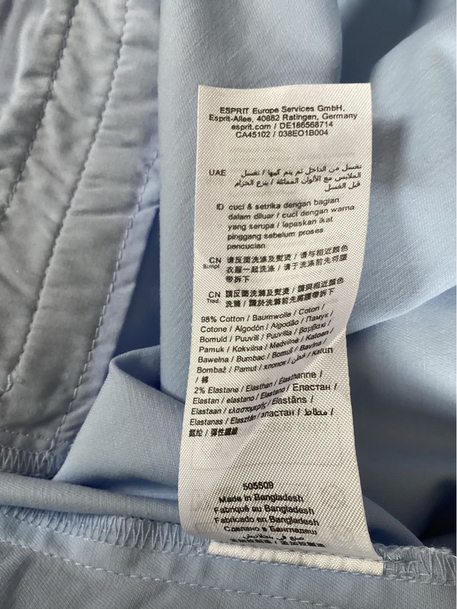 Esprit Pantaloni: Esprit Chino Hose hellblau Gr.38 Top Zustand – Usato da Wassen UR venduto da SABDOM 3