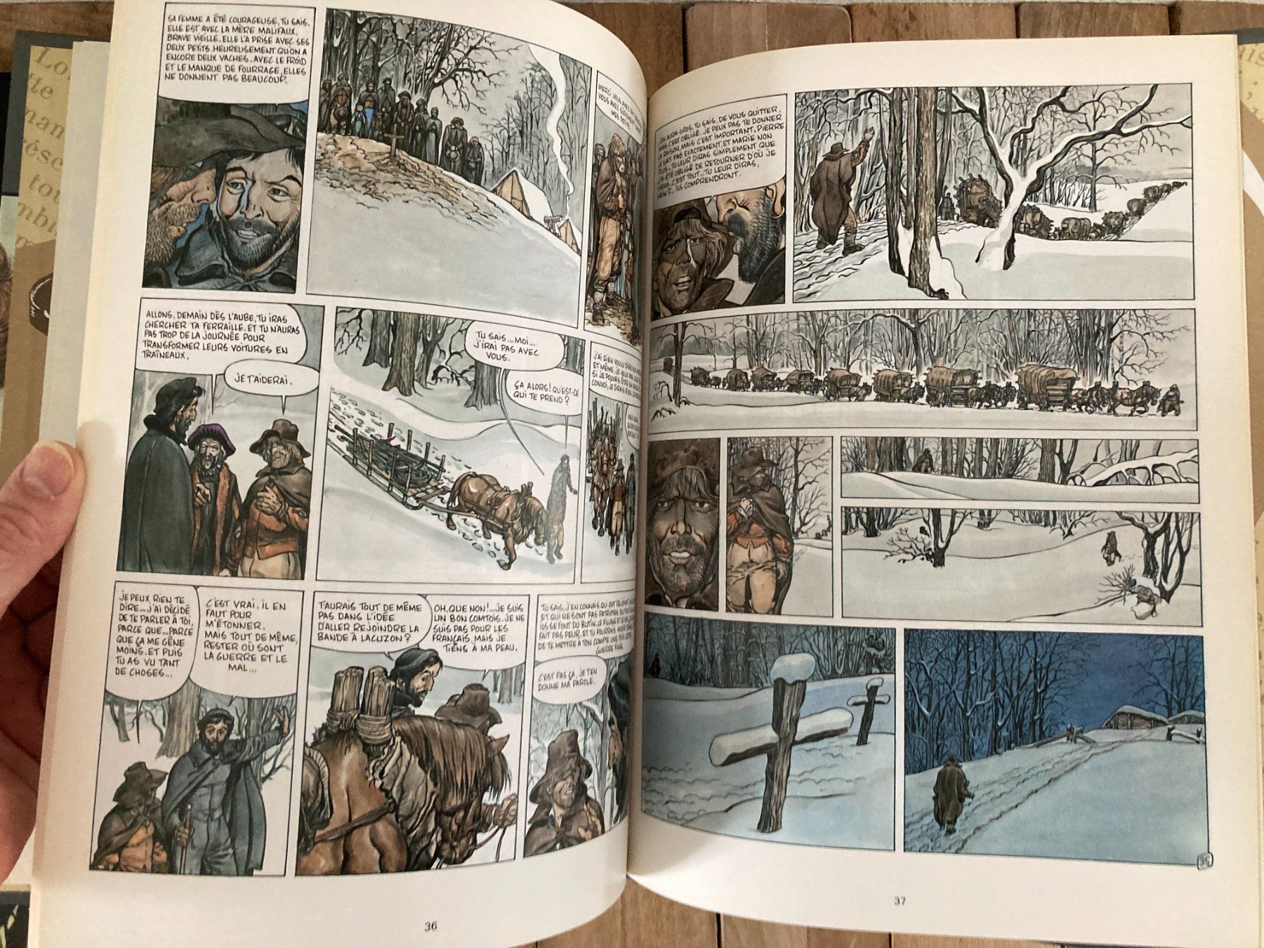 Fumetti: B.CLAVEL-La saison des loups- eo 1989 – Usato da vaumarcus venduto da Nicolasorel 4