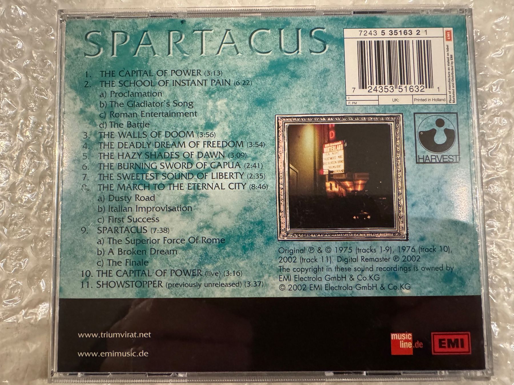 CD: Triumvirat - Spartacus (Prog. Rock) – Nuovo (secondo la descrizione) da Duggingen venduto da Kisha010 2