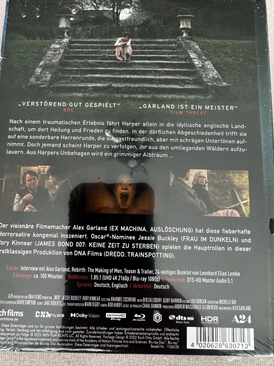 Tous les DVDs: 4K Blu-Ray Film , MEN – Neuf avec emballage d'origine à Birsfelden par Samichlaus74 1