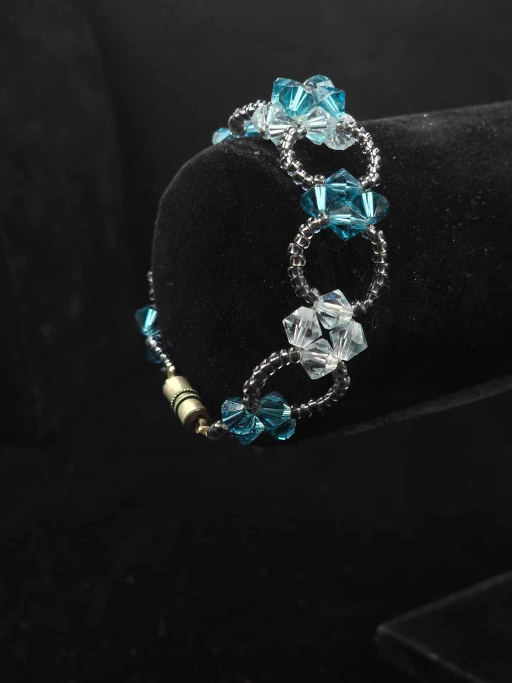 Bracciali & Braccialetti: Armband Aquamarin und Glasperlen – Usato da Rorschacherberg venduto da snOOpydOg11 2
