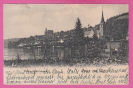 Gruss aus Weggis gel 1927 Vierwaldstättersee