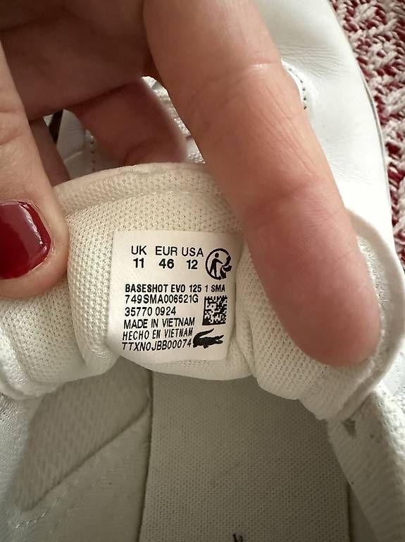Lacoste Scarpe da uomo: Lacoste Schuhe Herren weiss – Usato da Schaffhausen venduto da wet_9mjt 3
