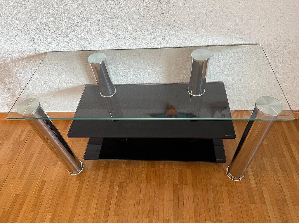 Tavoli: Glastisch oder auch TV/Soundbar Möbel (sehr schön) – Usato da Zollikofen venduto da Aragon44