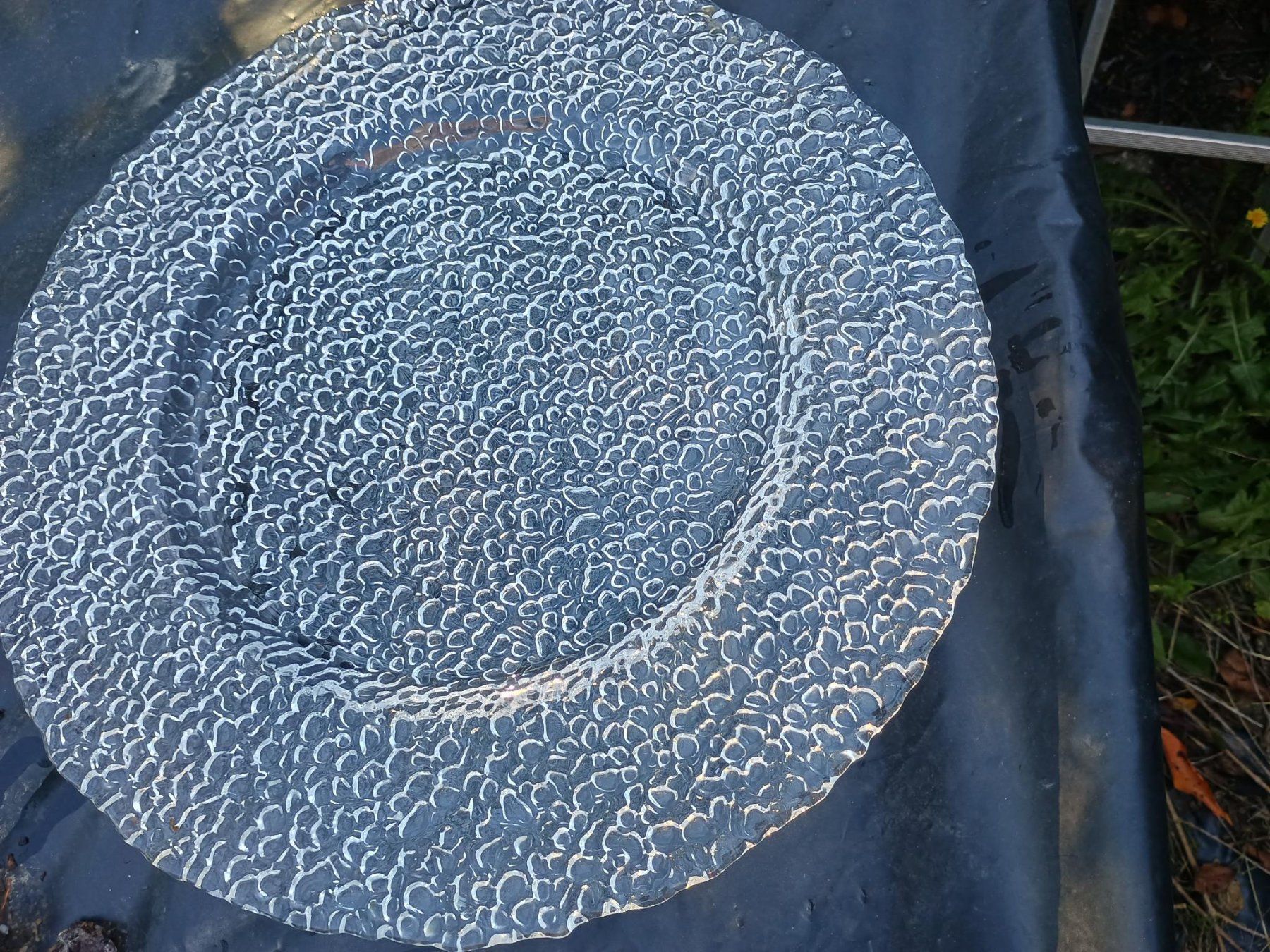 Servierplatten: Dekorative Platte Schale gemustert – Gebraucht aus Walliswil-Nbipp von sky_3