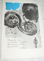 Lithographie von Rudolf Wunderlin (Marcel Proust)