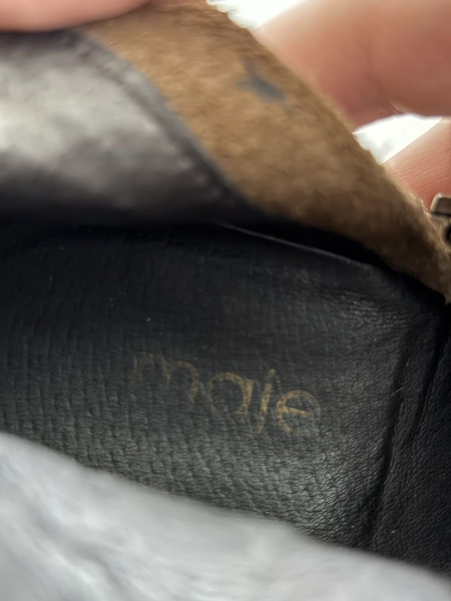 Maje Scarpe da donna: Bottines compensées Maje marron suede (taille-40) – Usato da Genève venduto da rom_8nwv 7