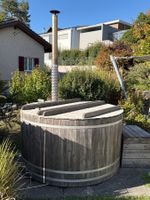 Hotpot aus Holz mit Holzofen gebraucht guter Zustand