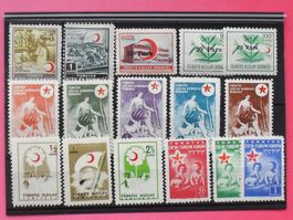 TUERKEI - Werte 1955 / 1957  postfrisch*