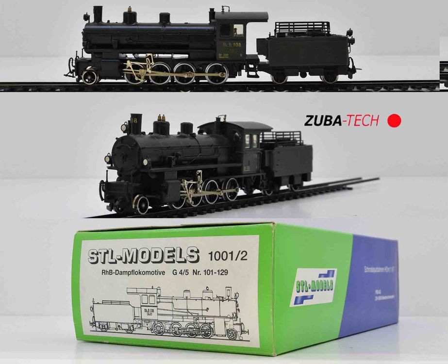 STLModels 1001/2 Dampflok G 4/5 108 RhB H0m GS OVP Kaufen auf Ricardo