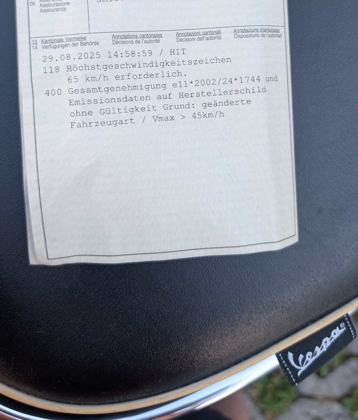 Piaggio Scooters: Vespa Primavera 50ccm – Gebraucht aus Meilen von Aqualinas 8