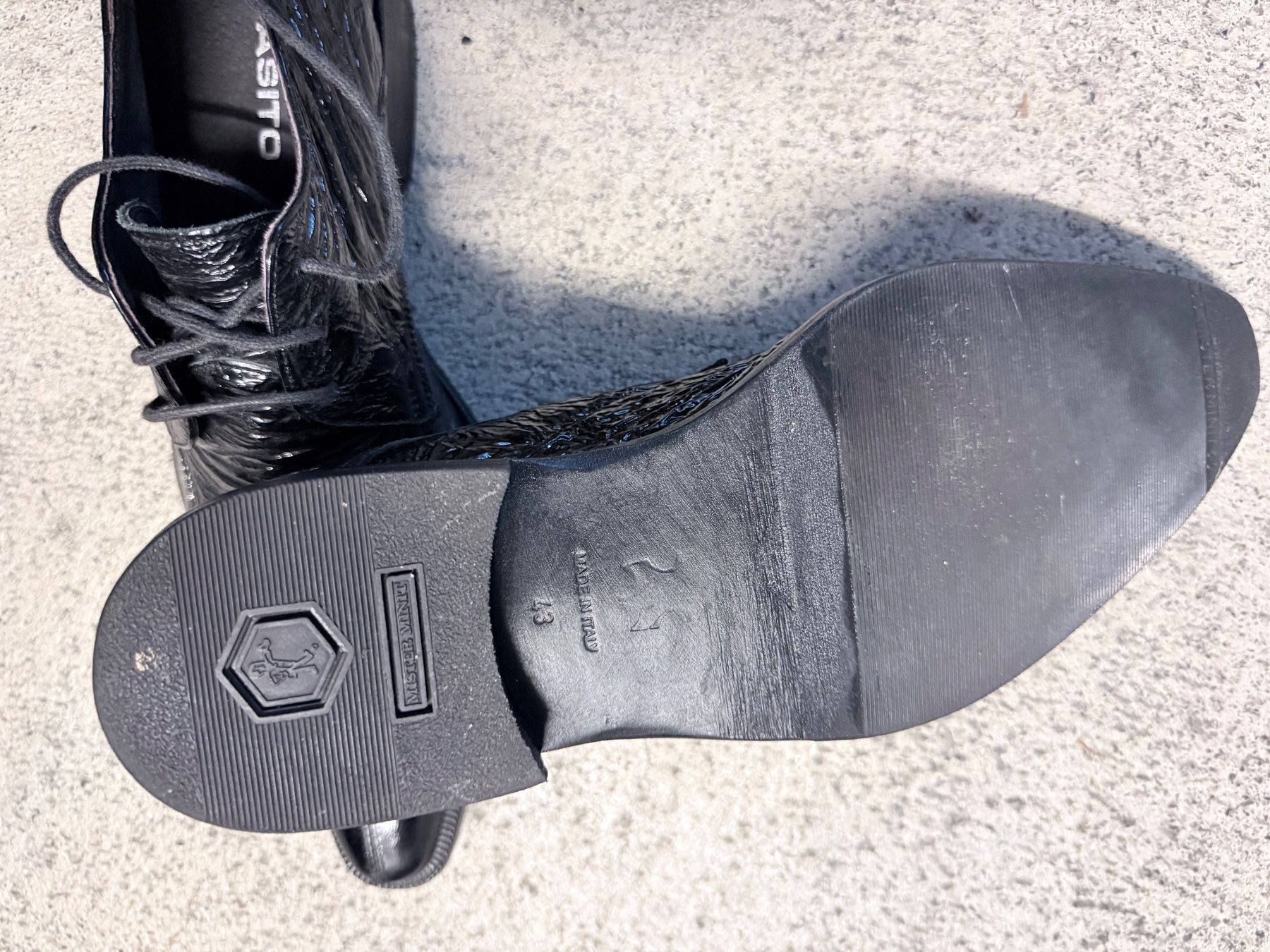 Herrenschuhe: Schwarze Lack Herren Schuhe – Gebraucht aus Steinhausen von vivacita 1